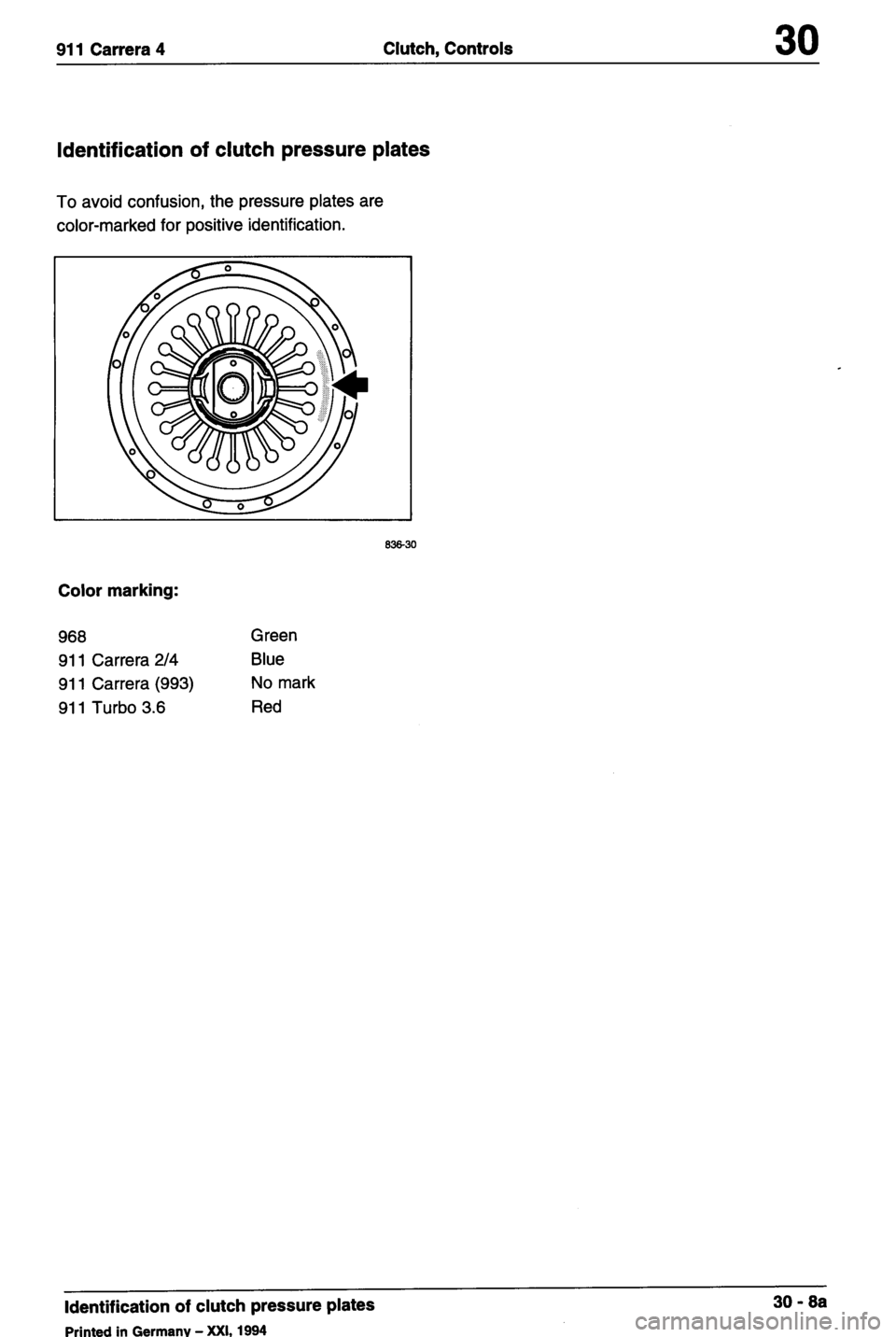 PORSCHE 964 1987 2.G Service Workshop Manual 2 