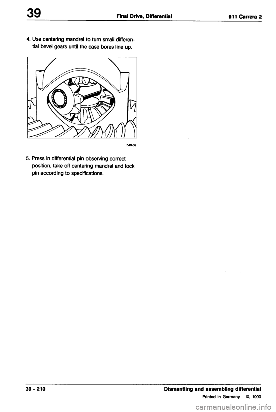 PORSCHE 964 1987 2.G Service Workshop Manual 2 