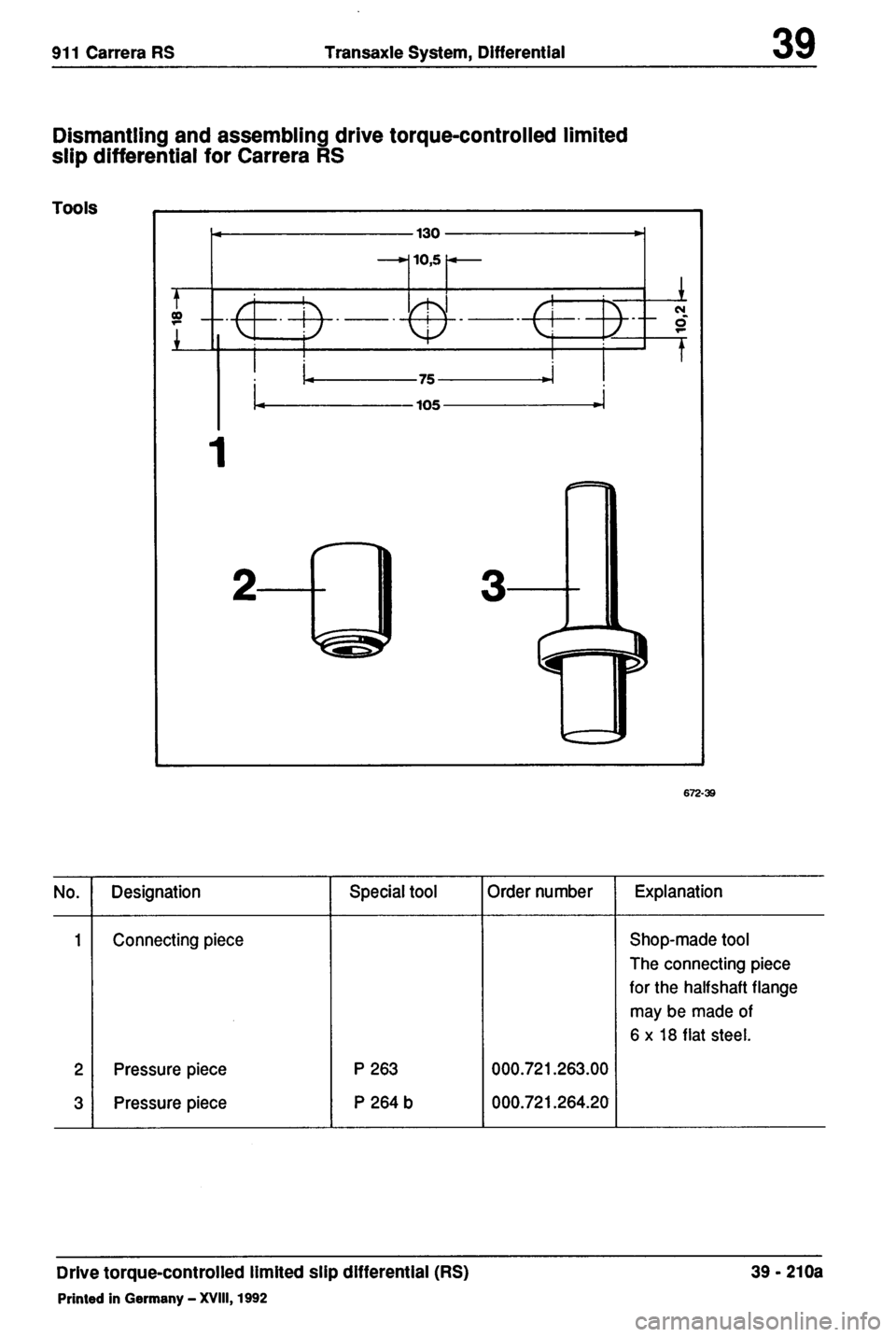 PORSCHE 964 1987 2.G Service Workshop Manual 2 