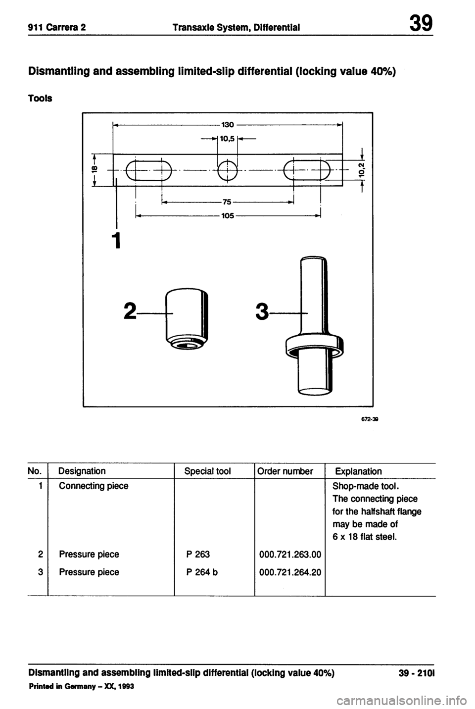 PORSCHE 964 1987 2.G Service Workshop Manual 2 