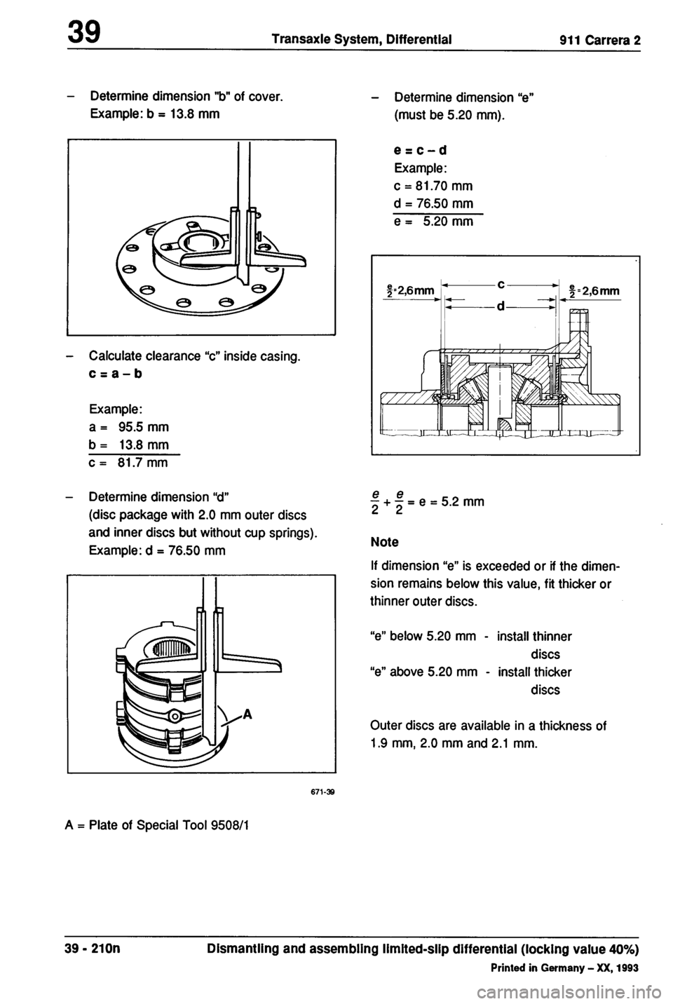 PORSCHE 964 1987 2.G Service Workshop Manual 2 