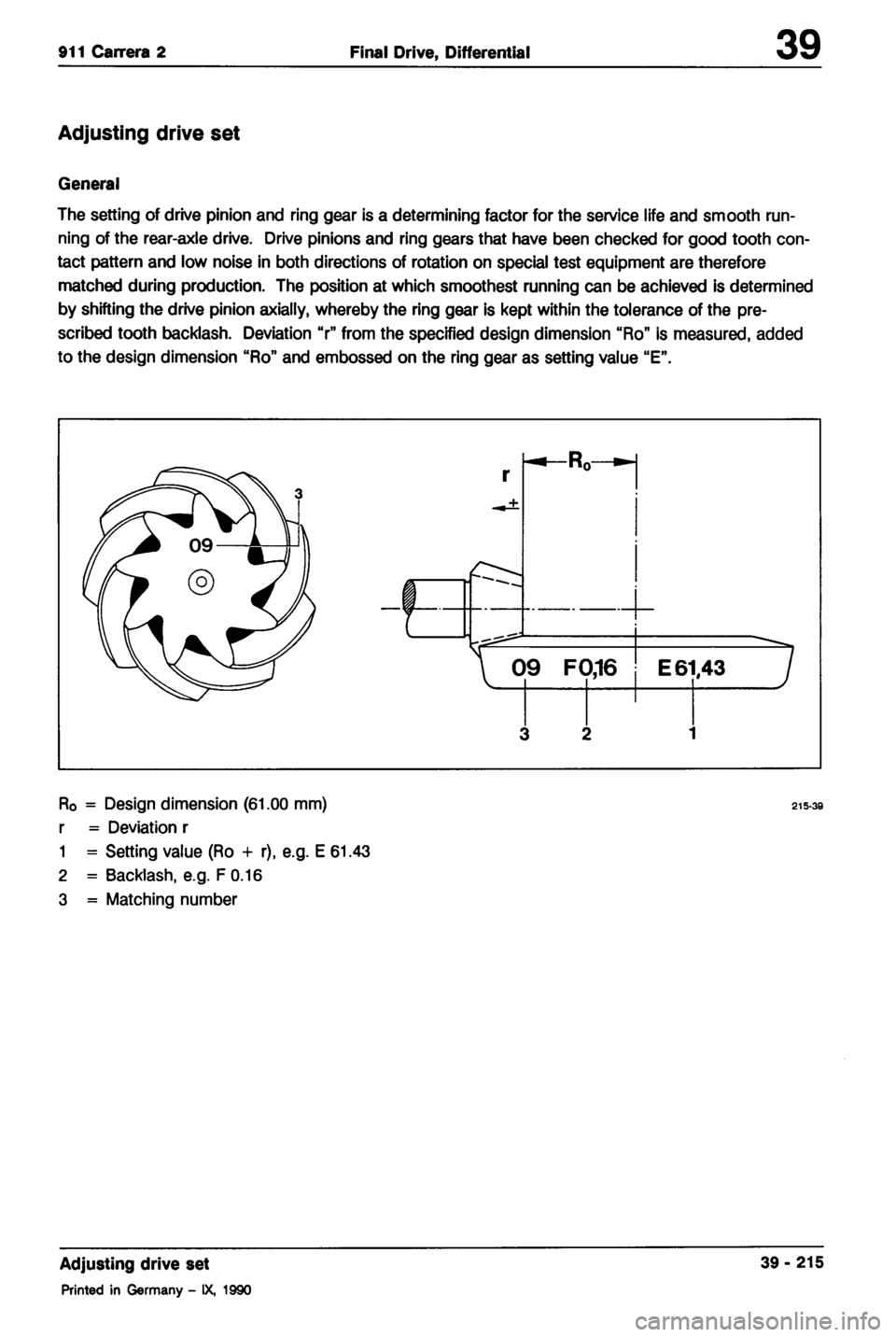 PORSCHE 964 1987 2.G Service Workshop Manual 2 