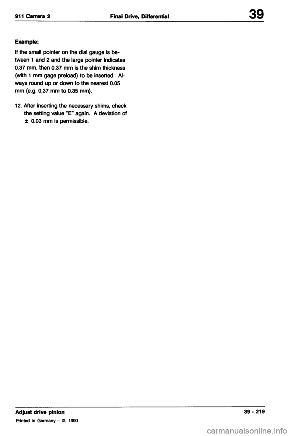 PORSCHE 964 1987 2.G Service Workshop Manual 2 