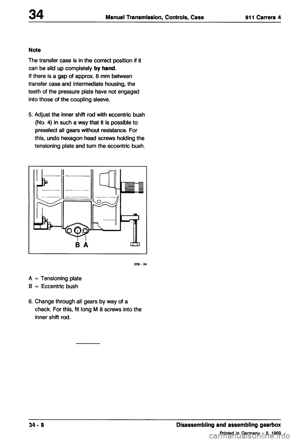 PORSCHE 964 1987 2.G Service Workshop Manual 2 