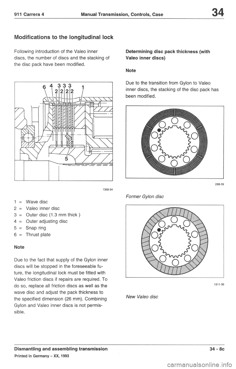 PORSCHE 964 1987 2.G Service Workshop Manual 2 