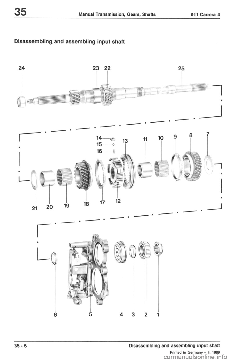 PORSCHE 964 1987 2.G Service Workshop Manual 2 