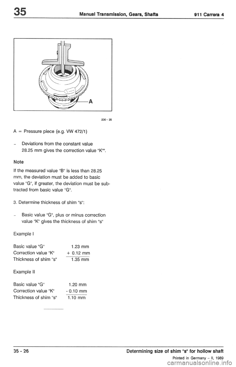 PORSCHE 964 1987 2.G Service Workshop Manual 2 