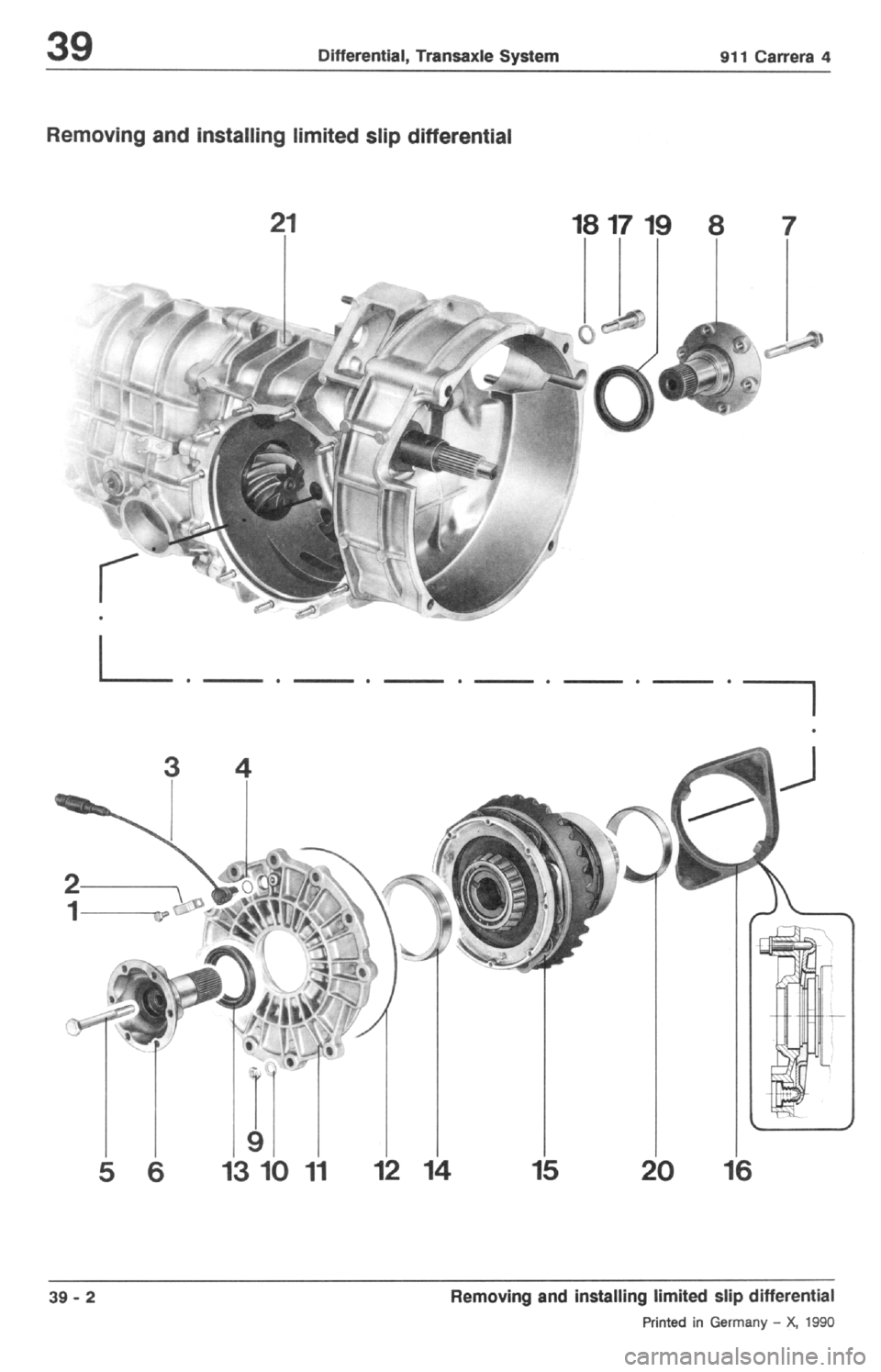 PORSCHE 964 1987 2.G Service Workshop Manual 2 