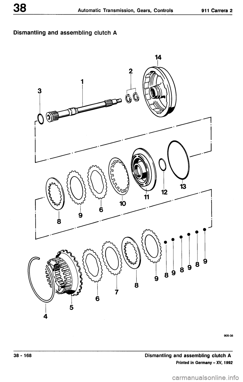 PORSCHE 964 1987 2.G Service Workshop Manual 3 