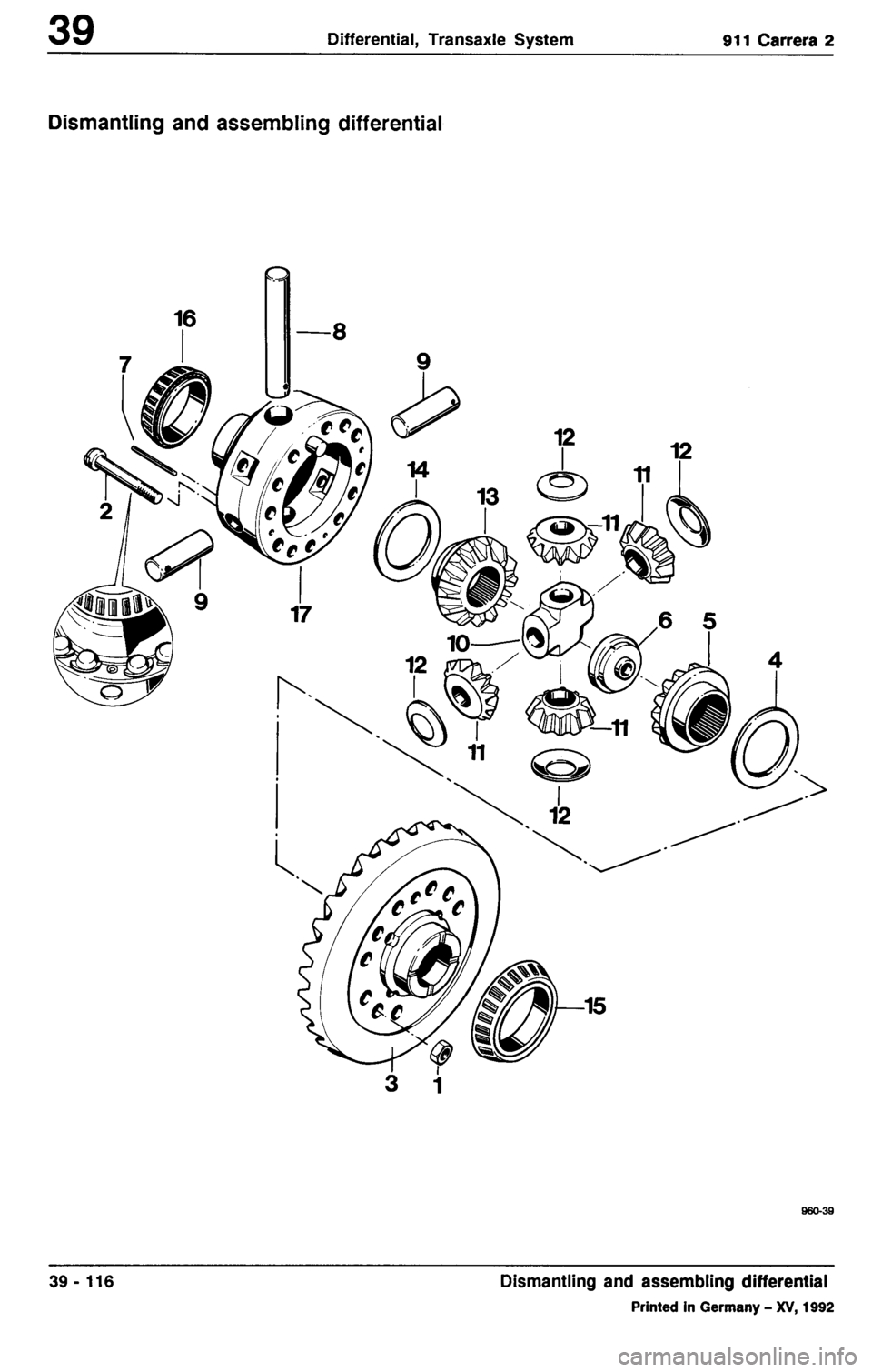 PORSCHE 964 1987 2.G Service Workshop Manual 3 