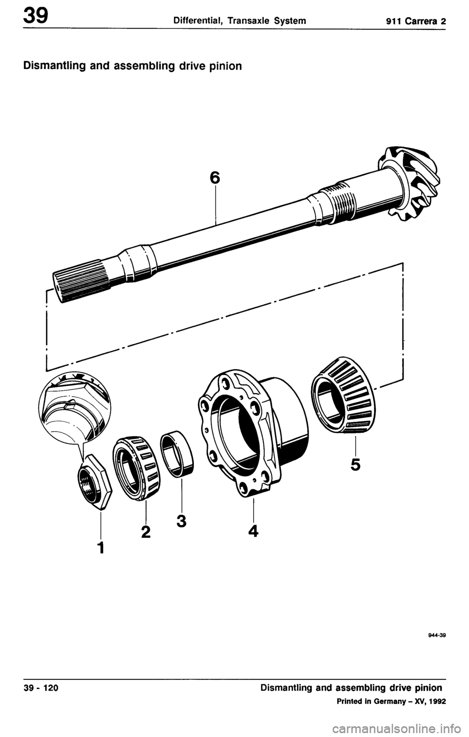 PORSCHE 964 1987 2.G Service Workshop Manual 3 