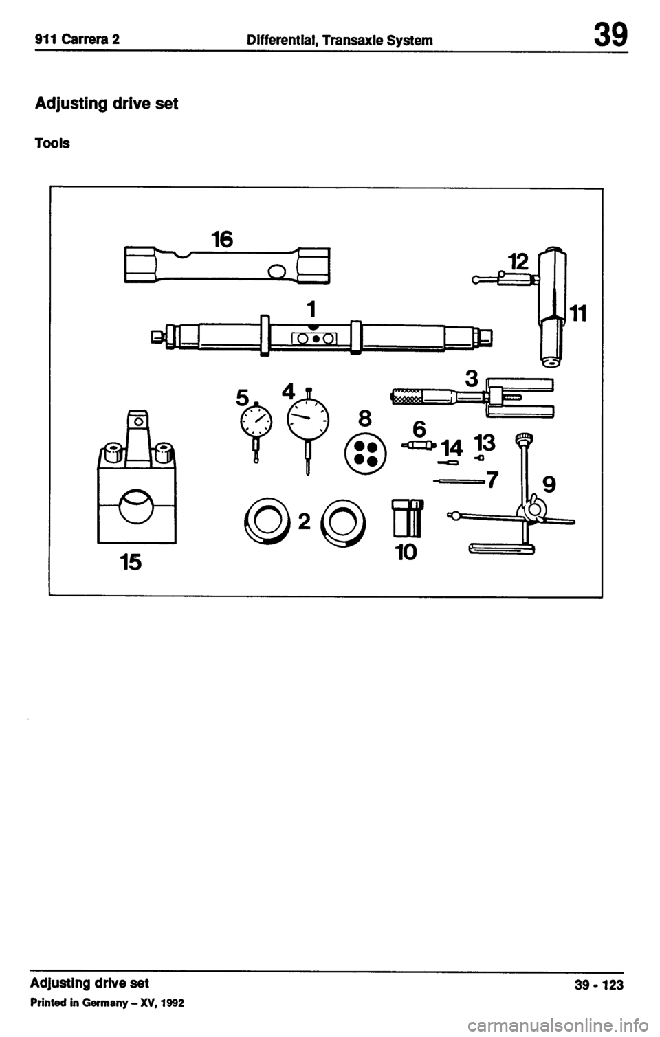 PORSCHE 964 1987 2.G Service Workshop Manual 3 
