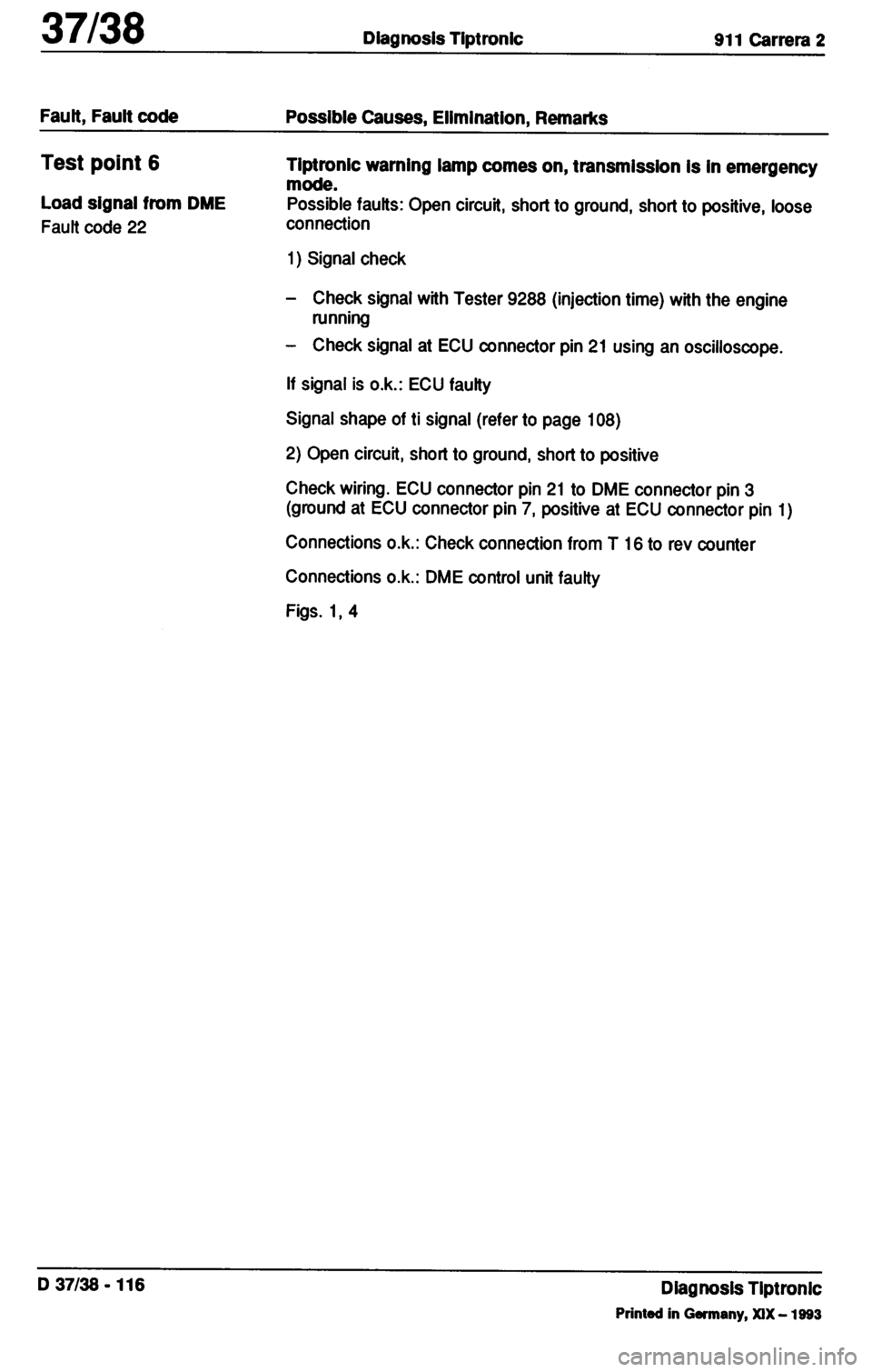 PORSCHE 964 1987 2.G Service Workshop Manual 3 