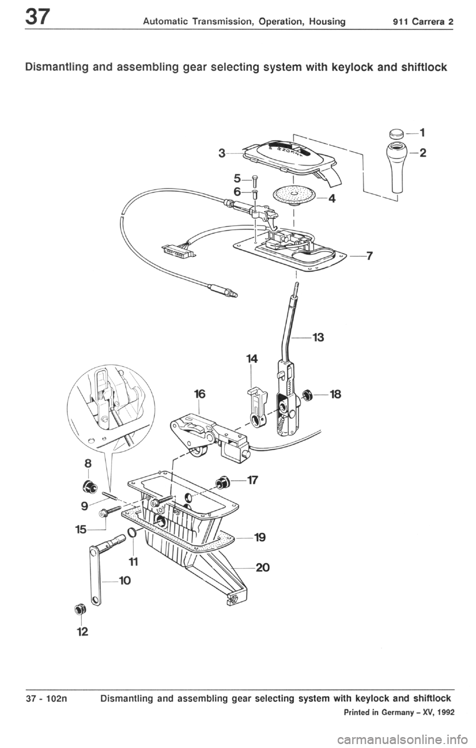 PORSCHE 964 1987 2.G Service Workshop Manual 3 