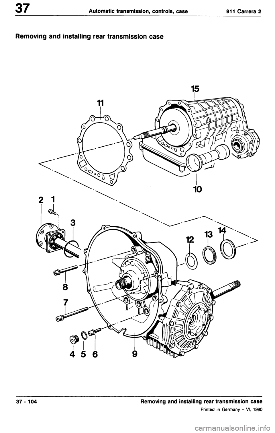 PORSCHE 964 1987 2.G Service Workshop Manual 3 
