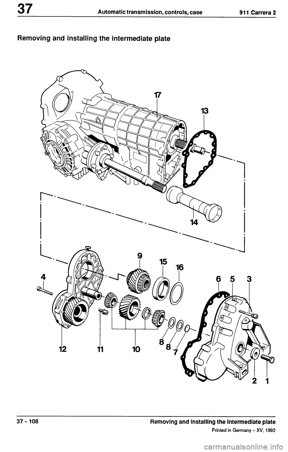 PORSCHE 964 1987 2.G Service Workshop Manual 3 