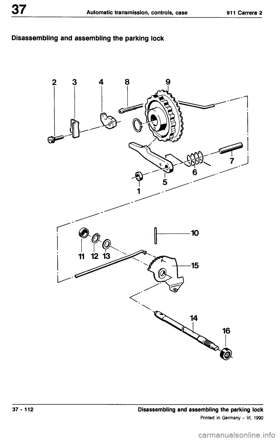 PORSCHE 964 1987 2.G Service Workshop Manual 3 