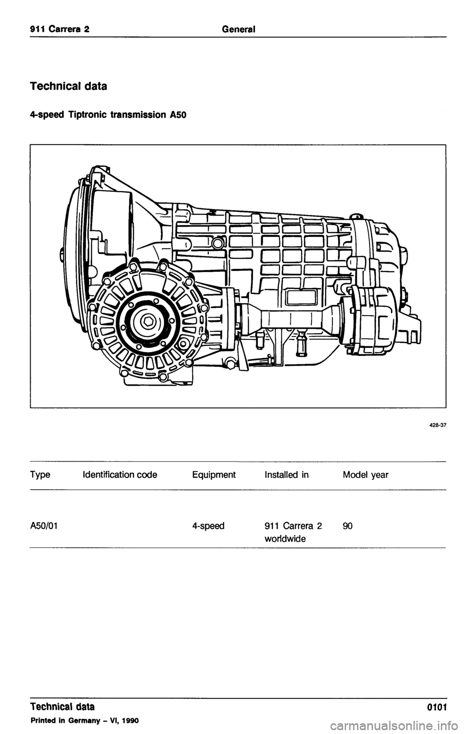 PORSCHE 964 1987 2.G Service Workshop Manual 3 