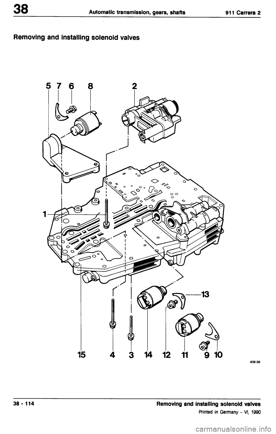 PORSCHE 964 1987 2.G Service Workshop Manual 3 