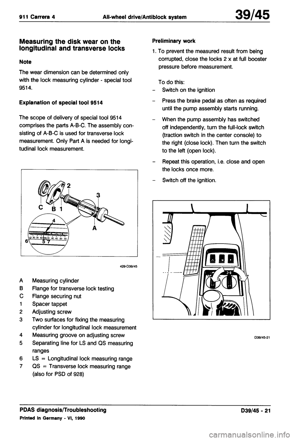 PORSCHE 964 1987 2.G Service Workshop Manual 4 