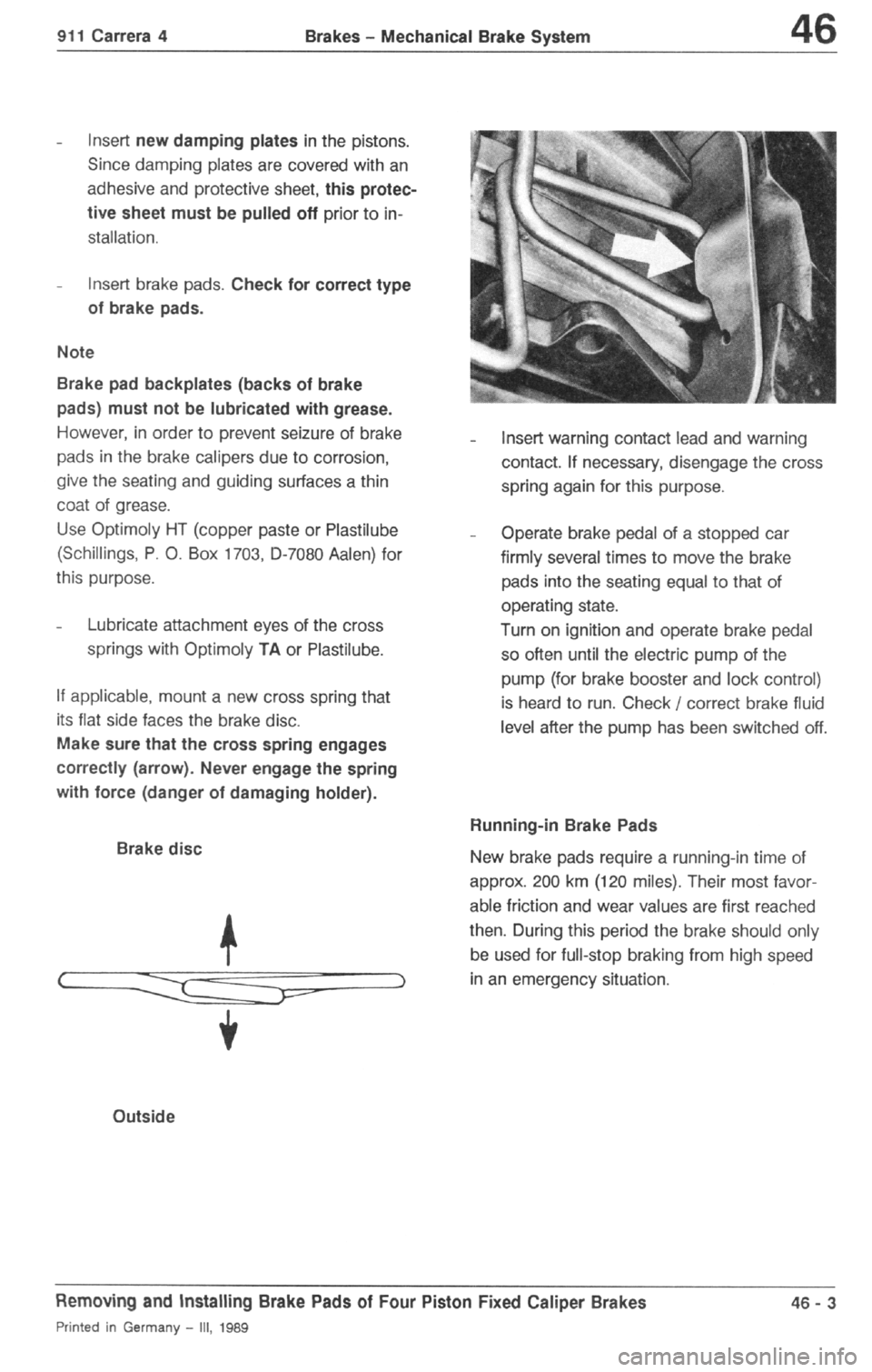 PORSCHE 964 1987 2.G Service Workshop Manual 4 