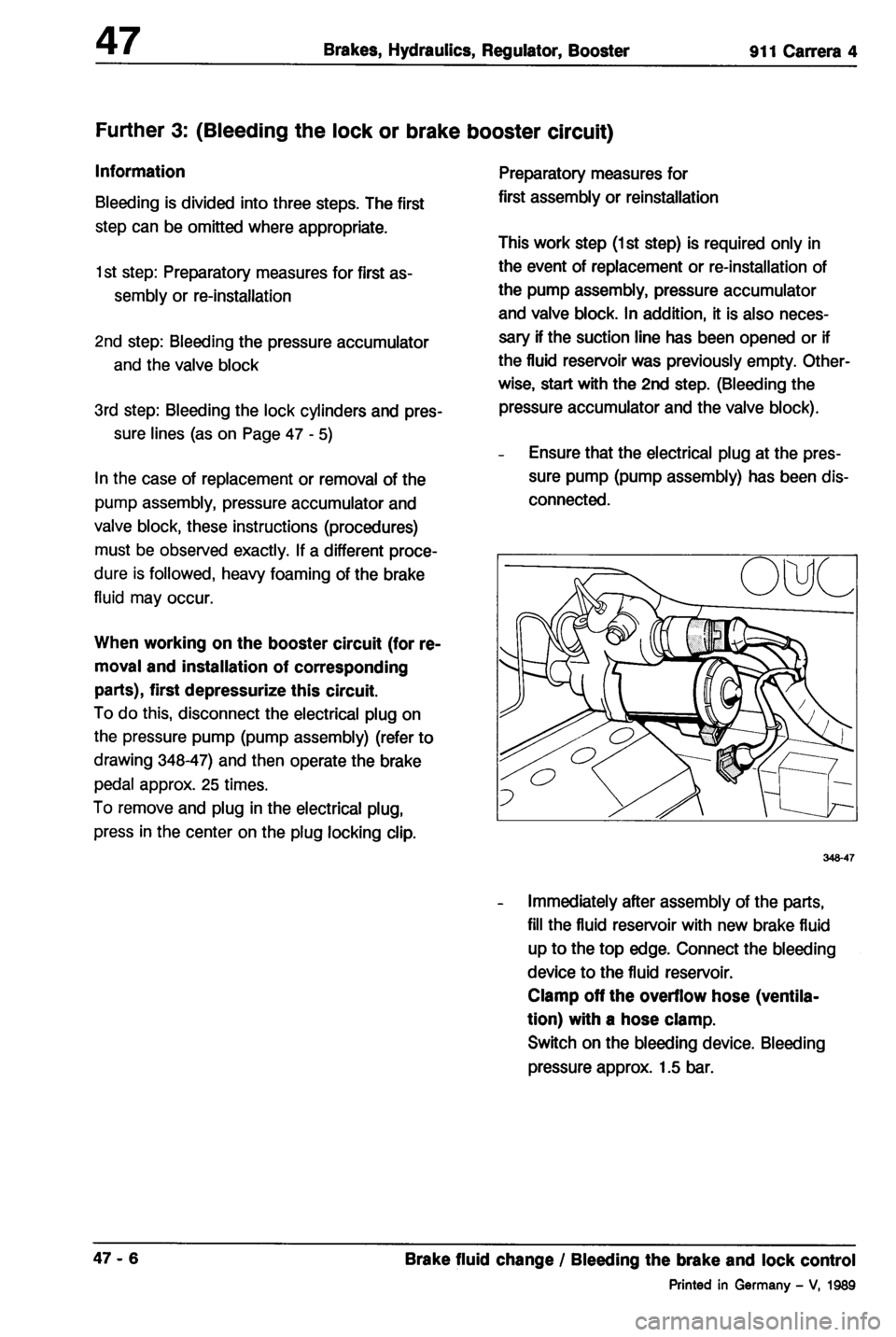 PORSCHE 964 1987 2.G Service Workshop Manual 4 