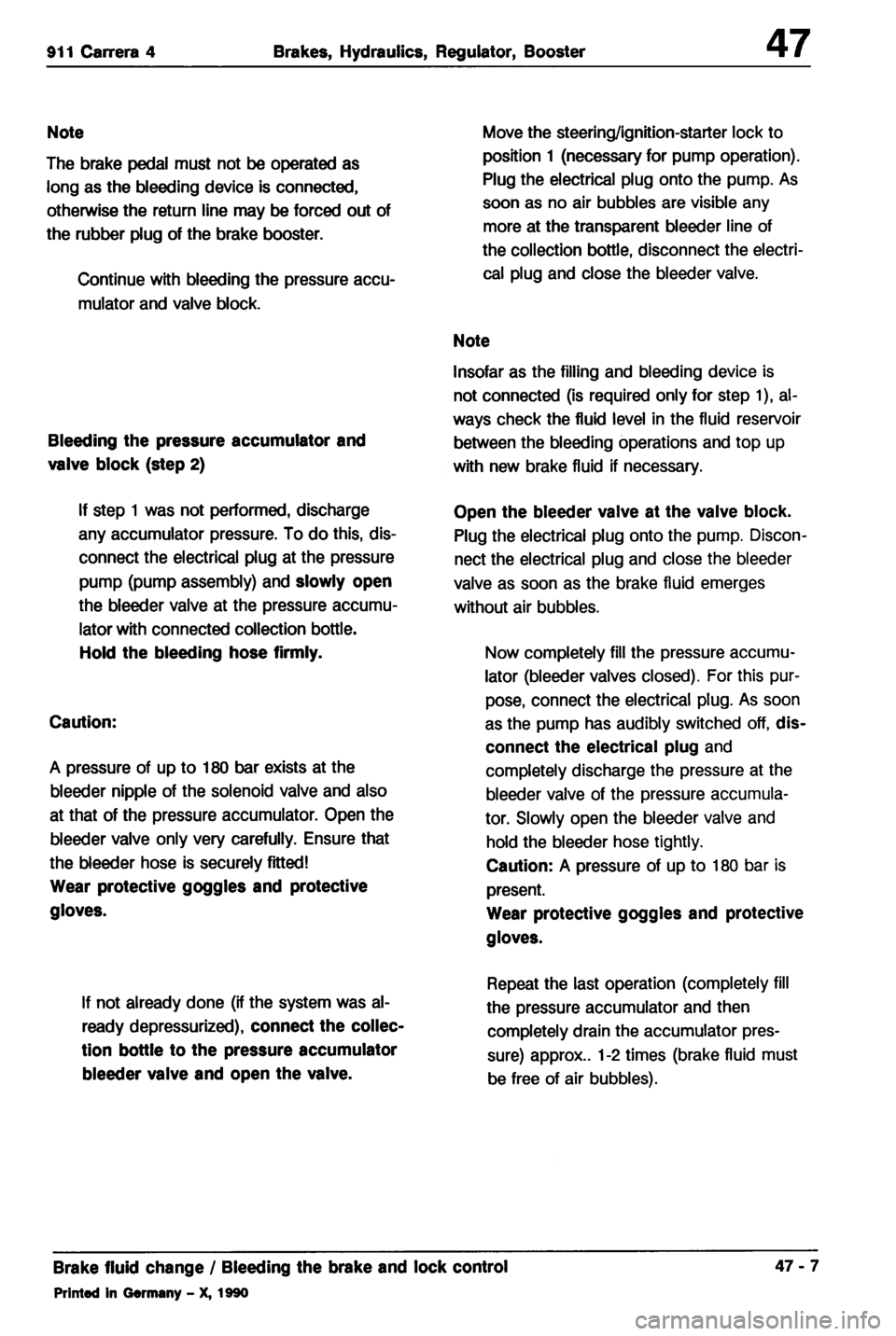 PORSCHE 964 1987 2.G Service Workshop Manual 4 