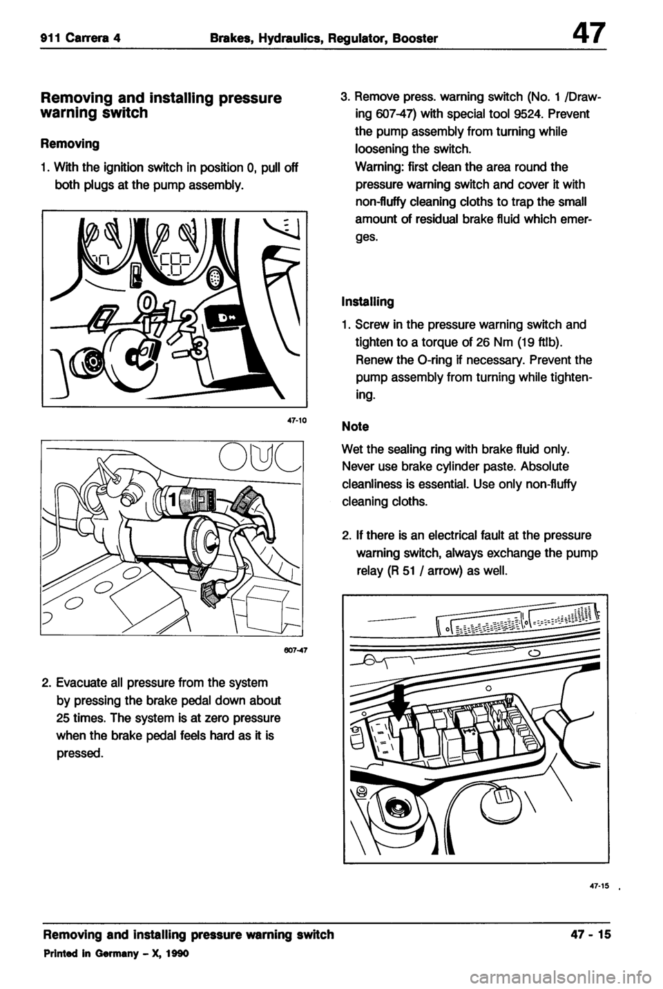 PORSCHE 964 1987 2.G Service Workshop Manual 4 