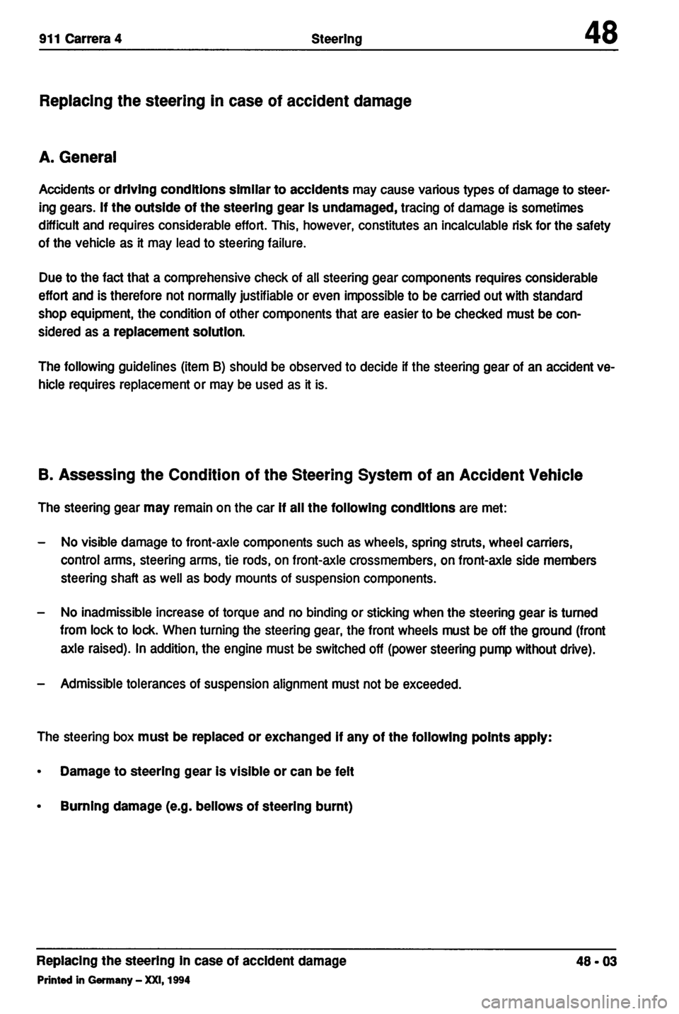 PORSCHE 964 1987 2.G Service Workshop Manual 4 