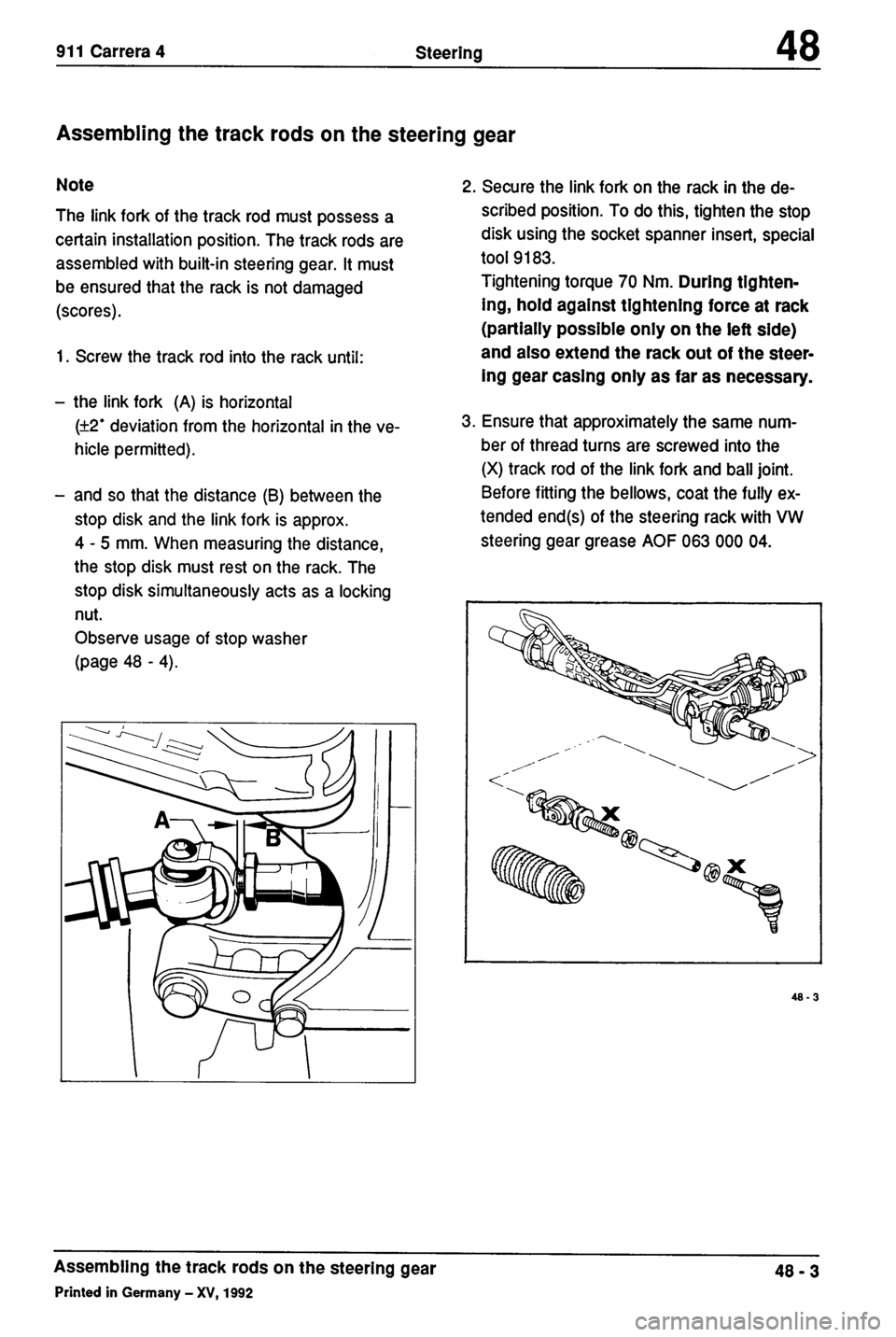 PORSCHE 964 1987 2.G Service Workshop Manual 4 