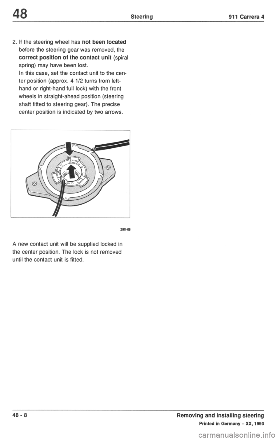 PORSCHE 964 1987 2.G Service Workshop Manual 4 