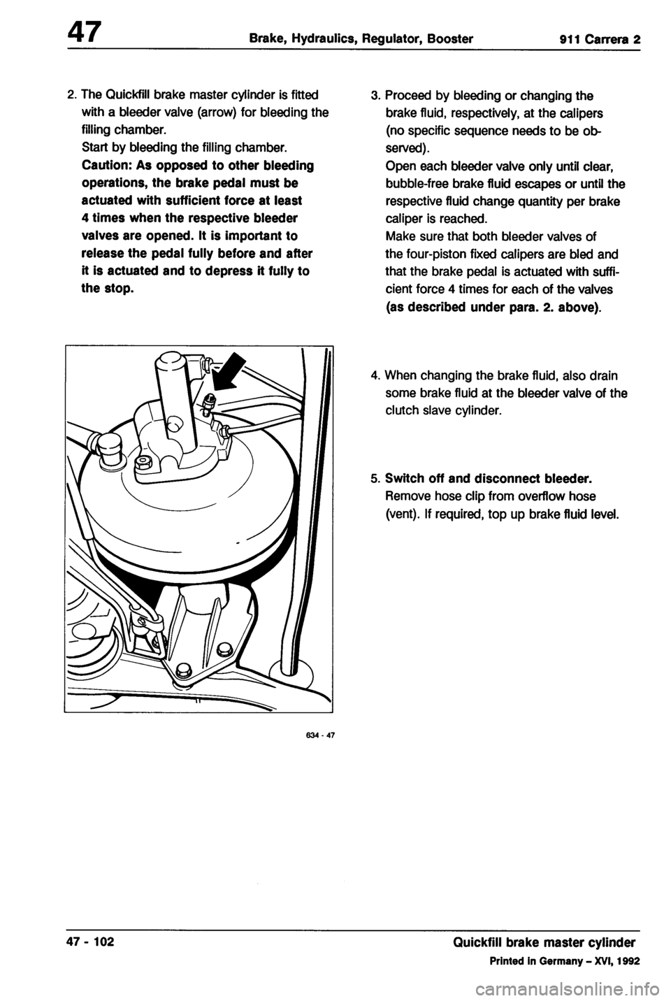PORSCHE 964 1987 2.G Service Workshop Manual 4 