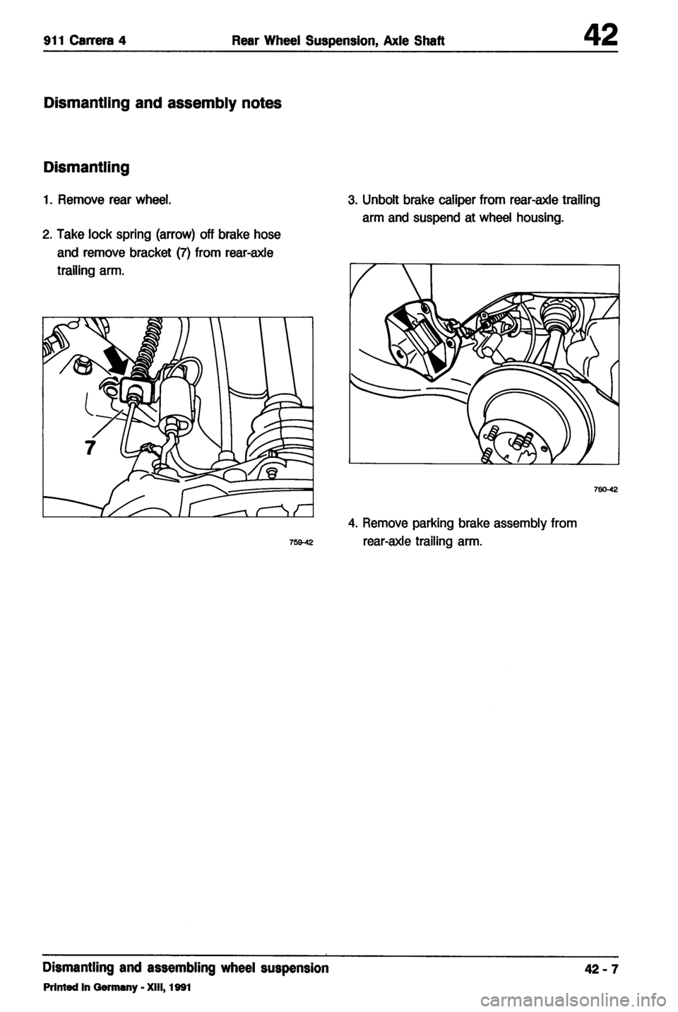 PORSCHE 964 1987 2.G Service Workshop Manual 4 