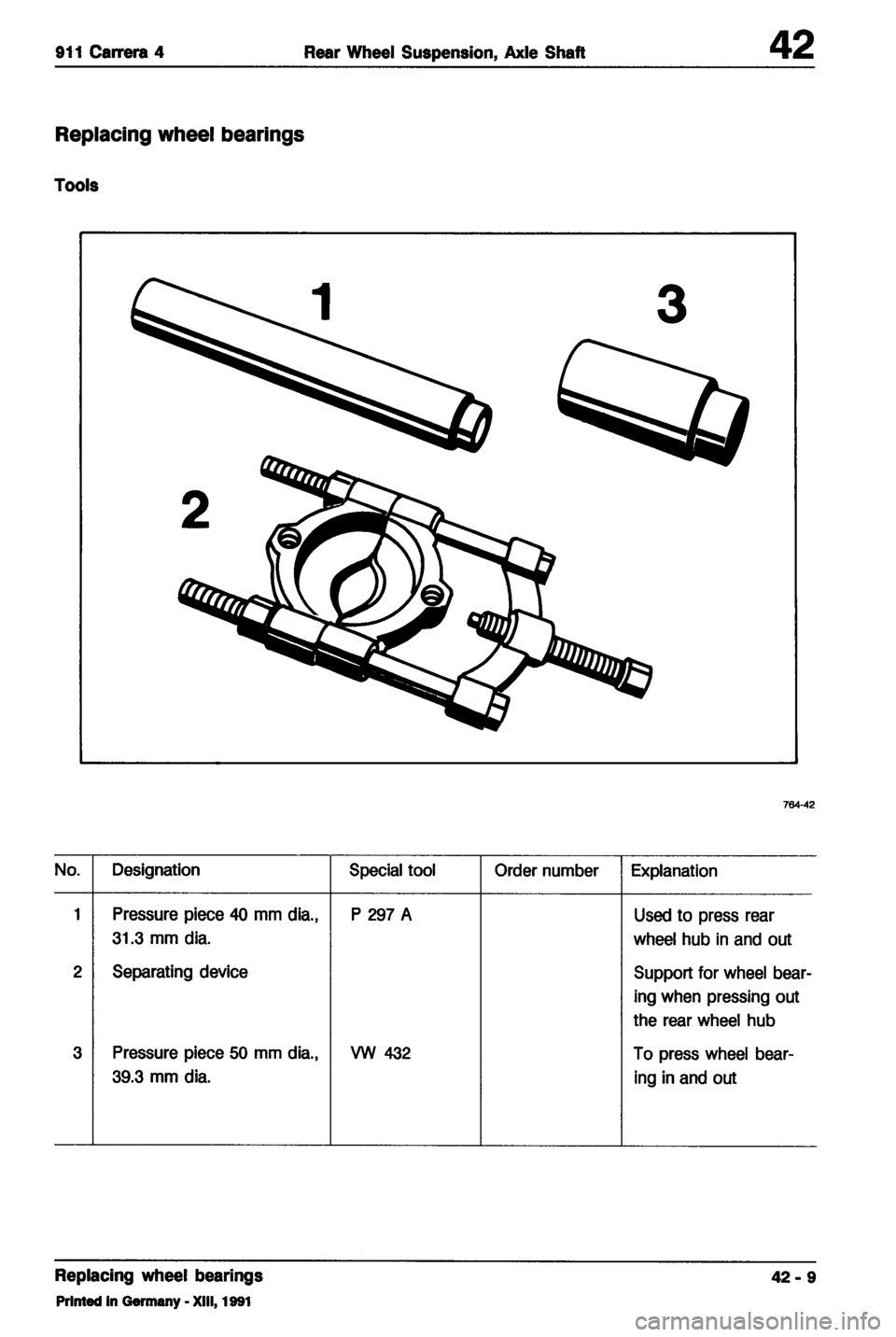 PORSCHE 964 1987 2.G Service Workshop Manual 4 