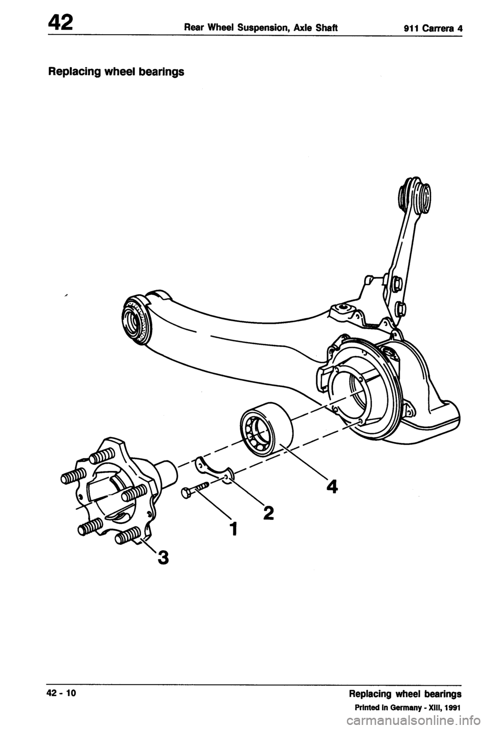 PORSCHE 964 1987 2.G Service Workshop Manual 4 
