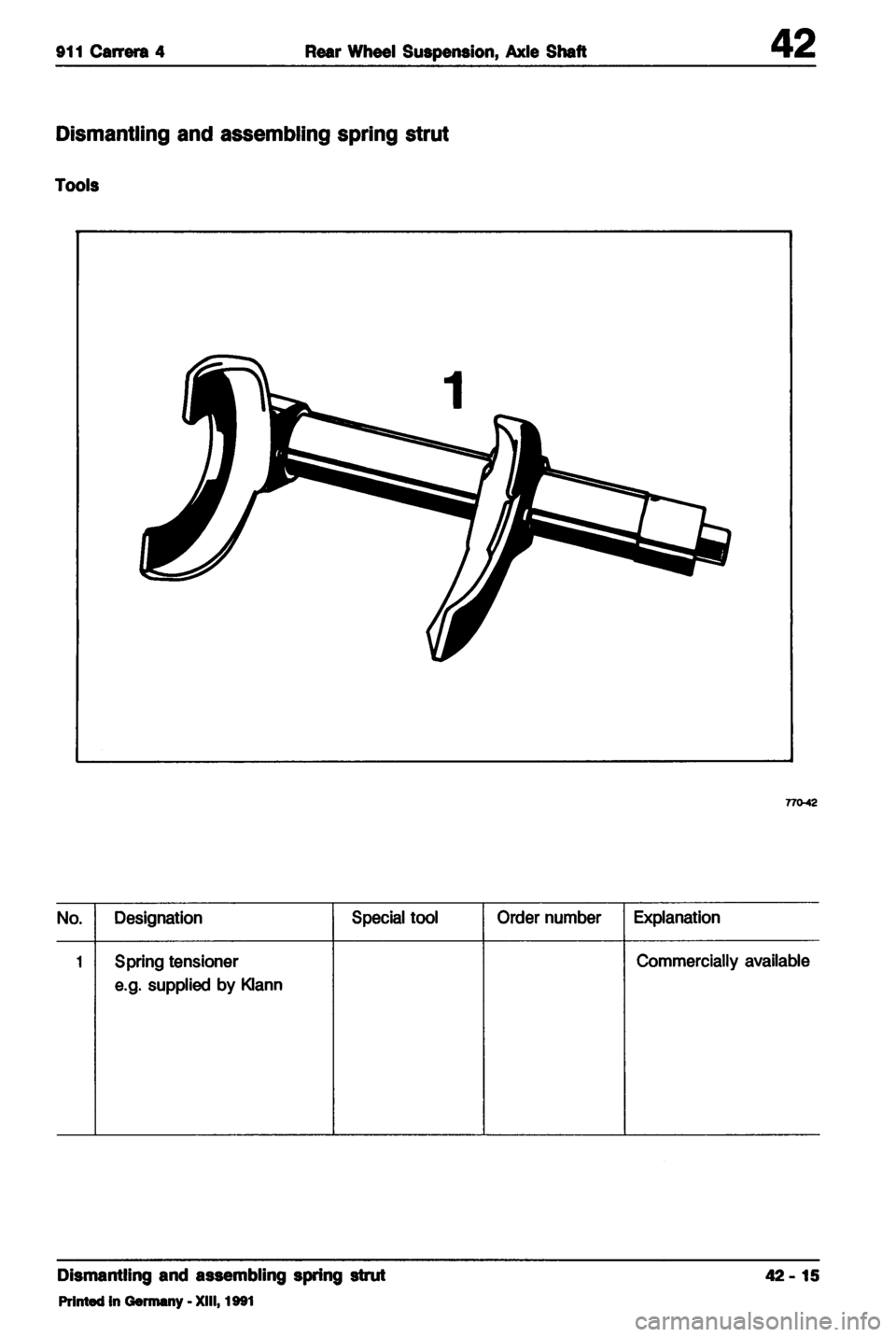 PORSCHE 964 1987 2.G Service Workshop Manual 4 