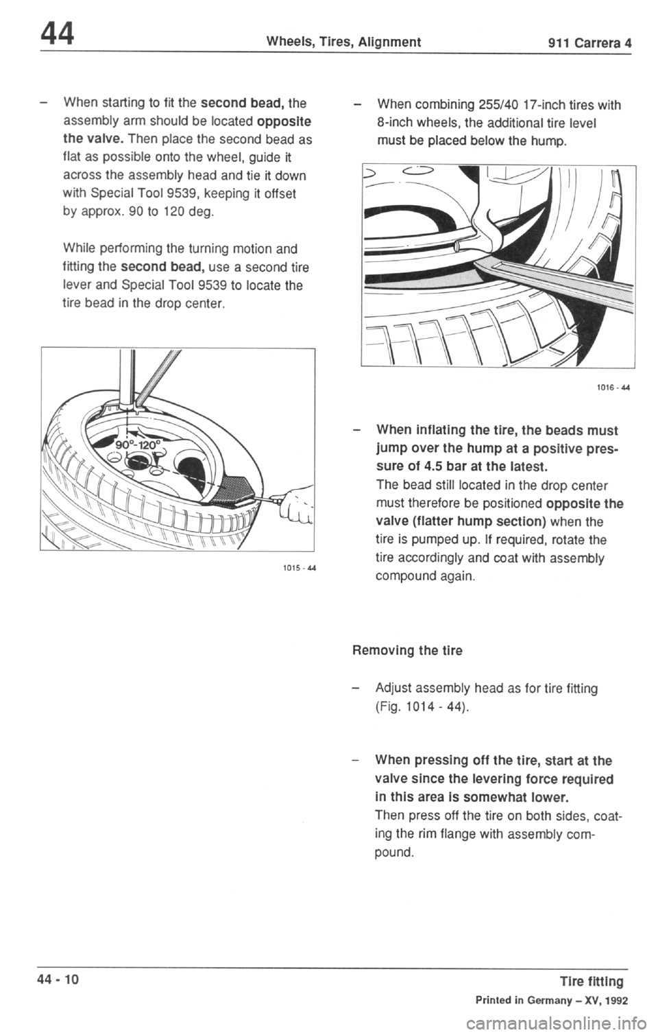 PORSCHE 964 1987 2.G Service Workshop Manual 4 