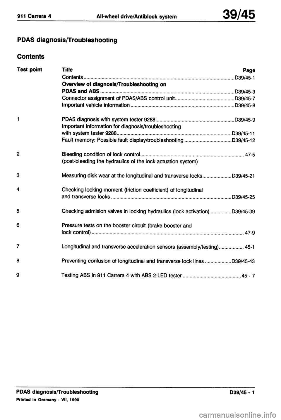 PORSCHE 964 1987 2.G Service Workshop Manual 4 