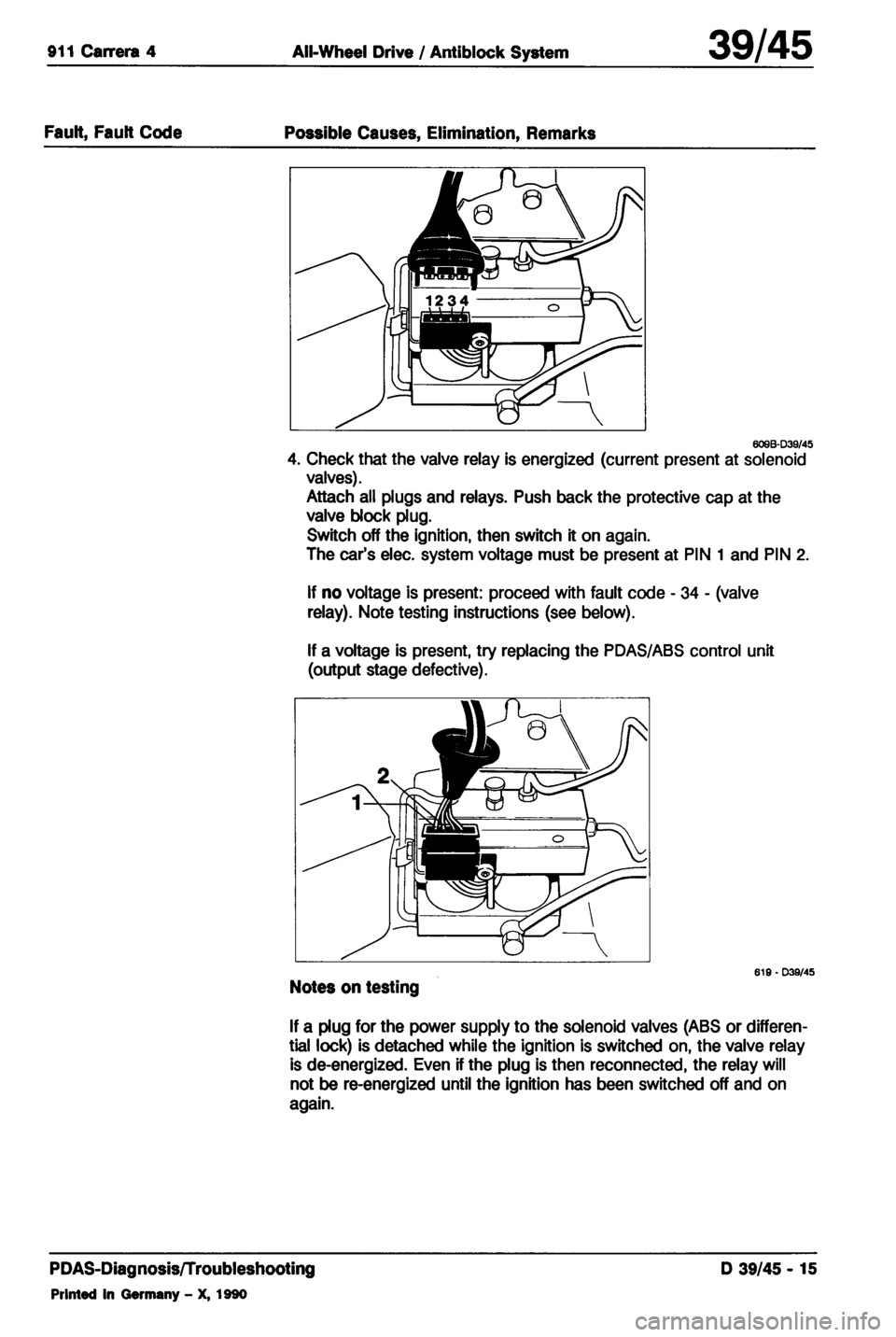 PORSCHE 964 1987 2.G Service Workshop Manual 4 