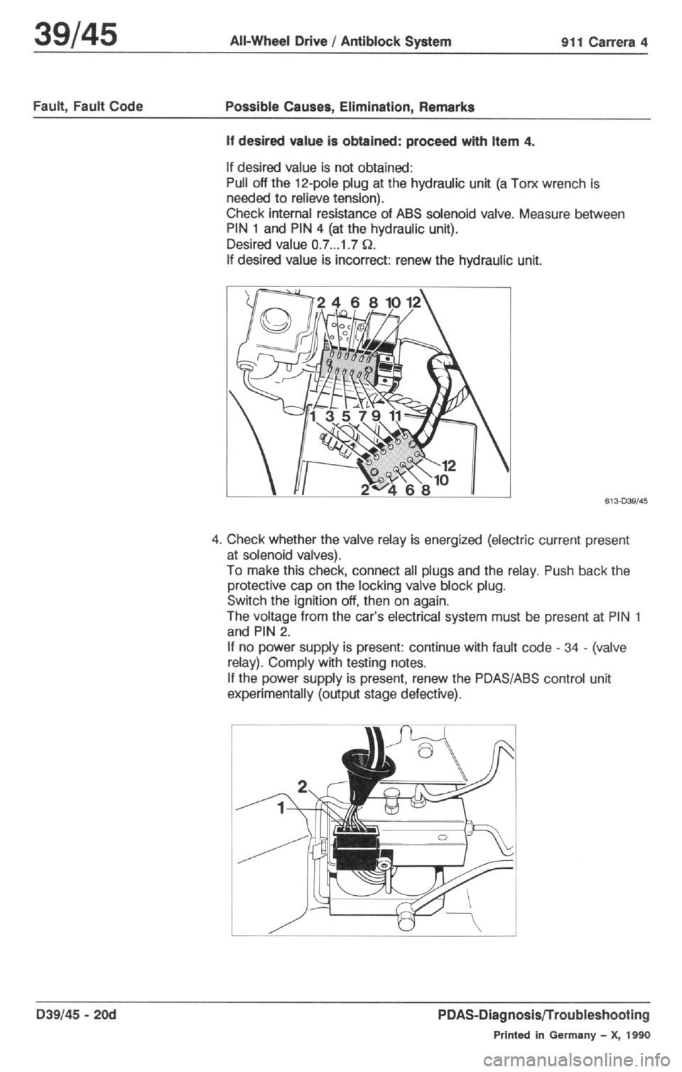 PORSCHE 964 1987 2.G Service Workshop Manual 4 