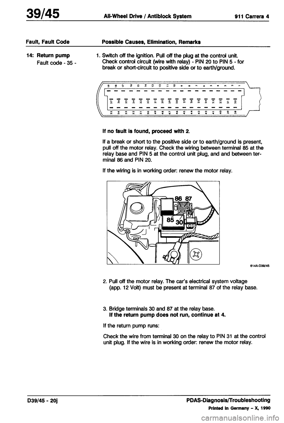PORSCHE 964 1987 2.G Service Workshop Manual 4 