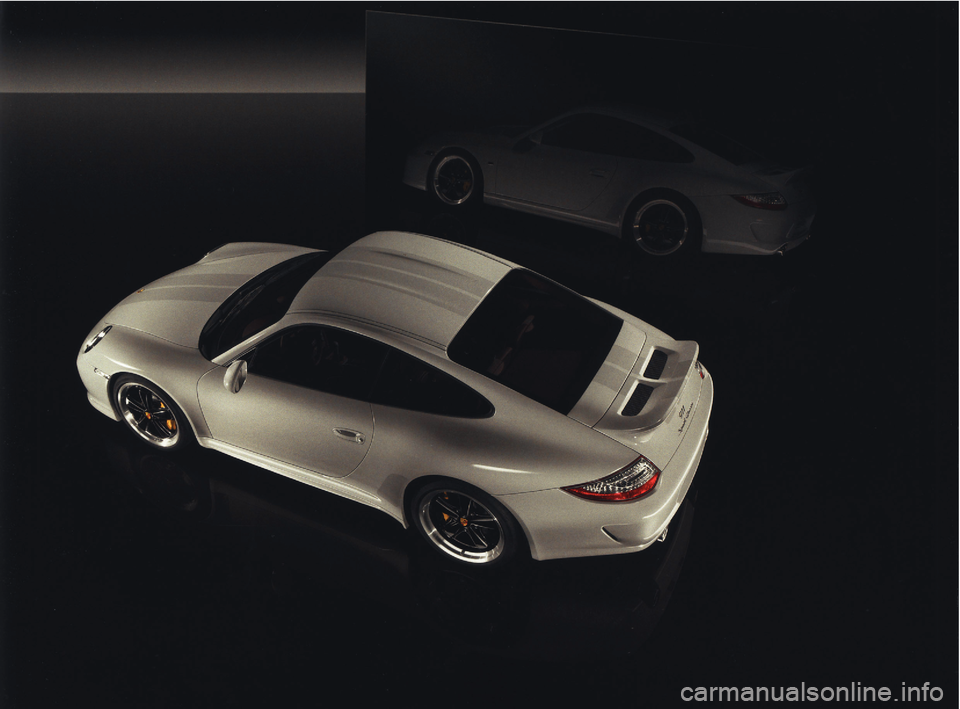 PORSCHE 911 SPORT CLASSIC 2009 5.G Information Manual 
