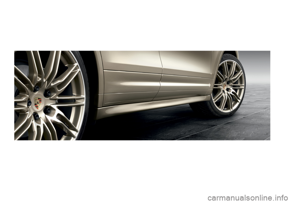 PORSCHE CAYNNE 2014 2.G Information Manual Exclusive Cayenne • Ultimate personalisation
W S L 915 010 010 2 0 E N / W W 