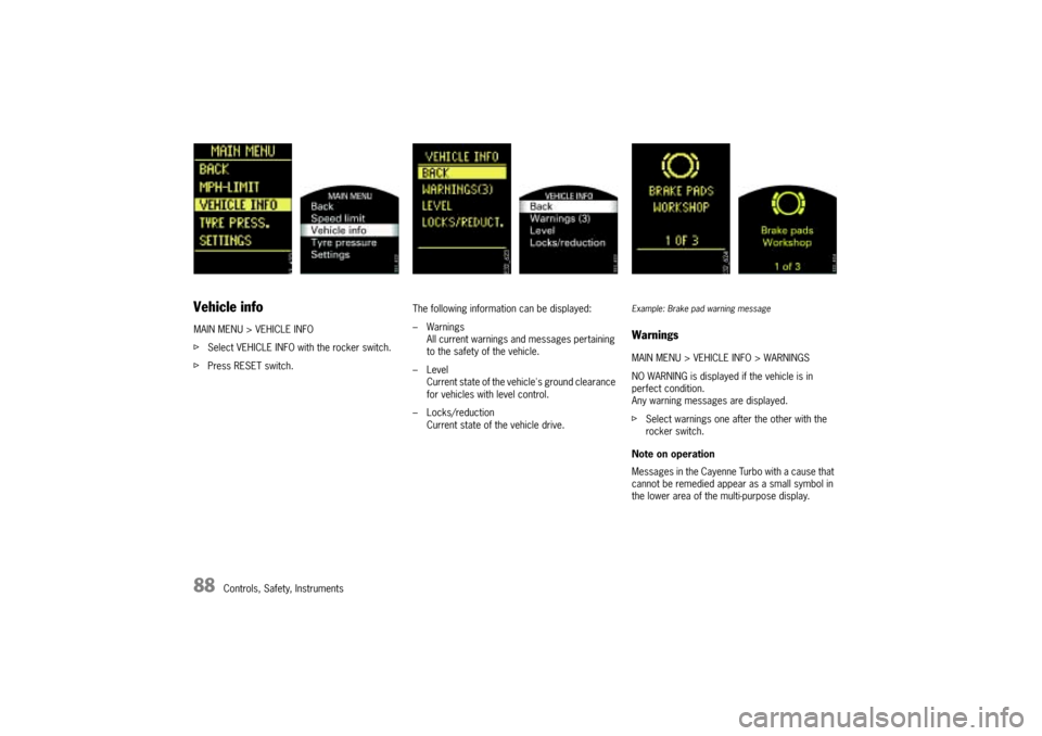 PORSCHE CAYNNE S 2004 1.G Owners Manual --


$;"
4	 
96946@XM4:E467
;$
M4:E467/		
 /
	24;4/
		"
$$
/"


#$?
G %
$$
/