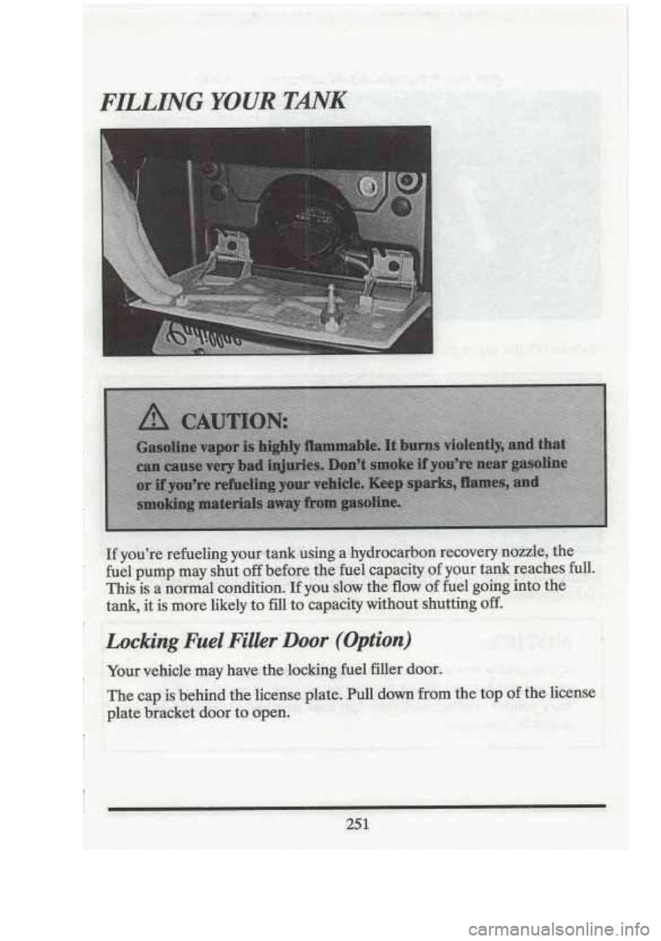 CADILLAC FLEETWOOD 1994  Owners Manual .. I  