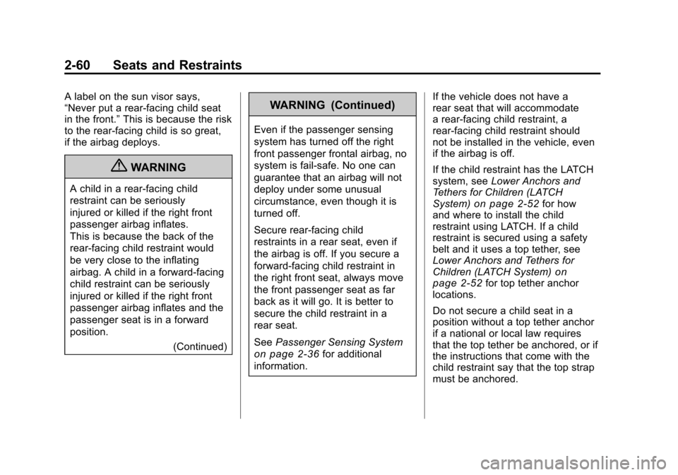CADILLAC SRX 2010 2.G Owners Manual 