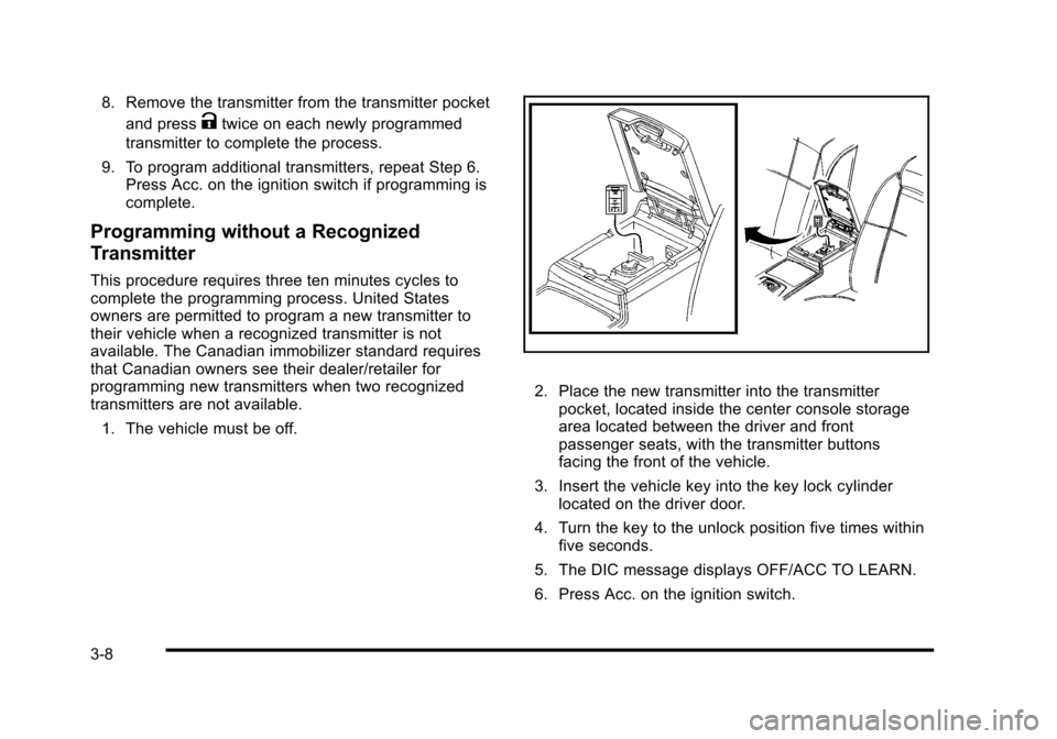 CADILLAC STS 2010 1.G Owners Manual 