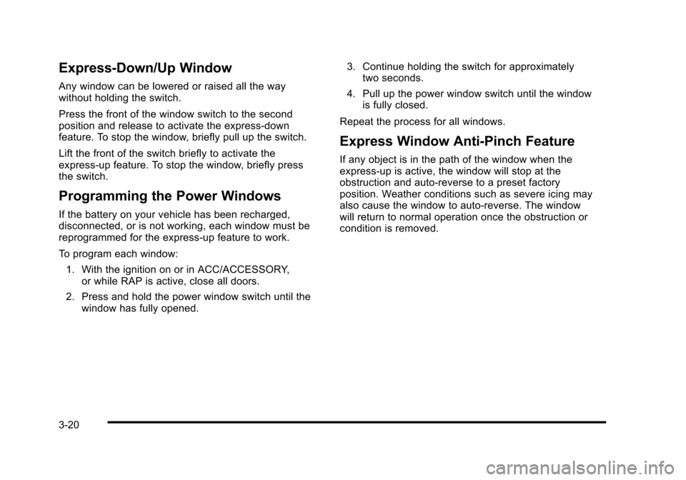 CADILLAC STS 2010 1.G Owners Manual 