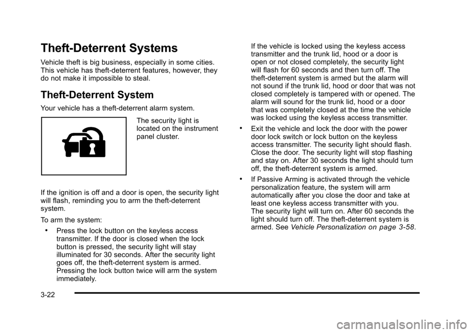 CADILLAC STS 2010 1.G Owners Manual 