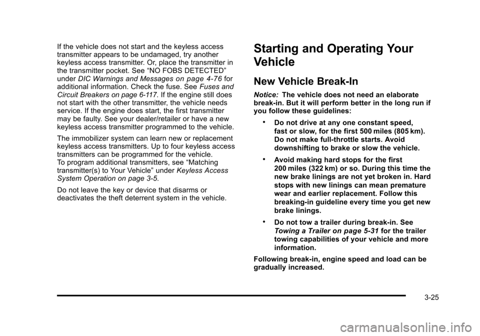 CADILLAC STS 2010 1.G Owners Manual 